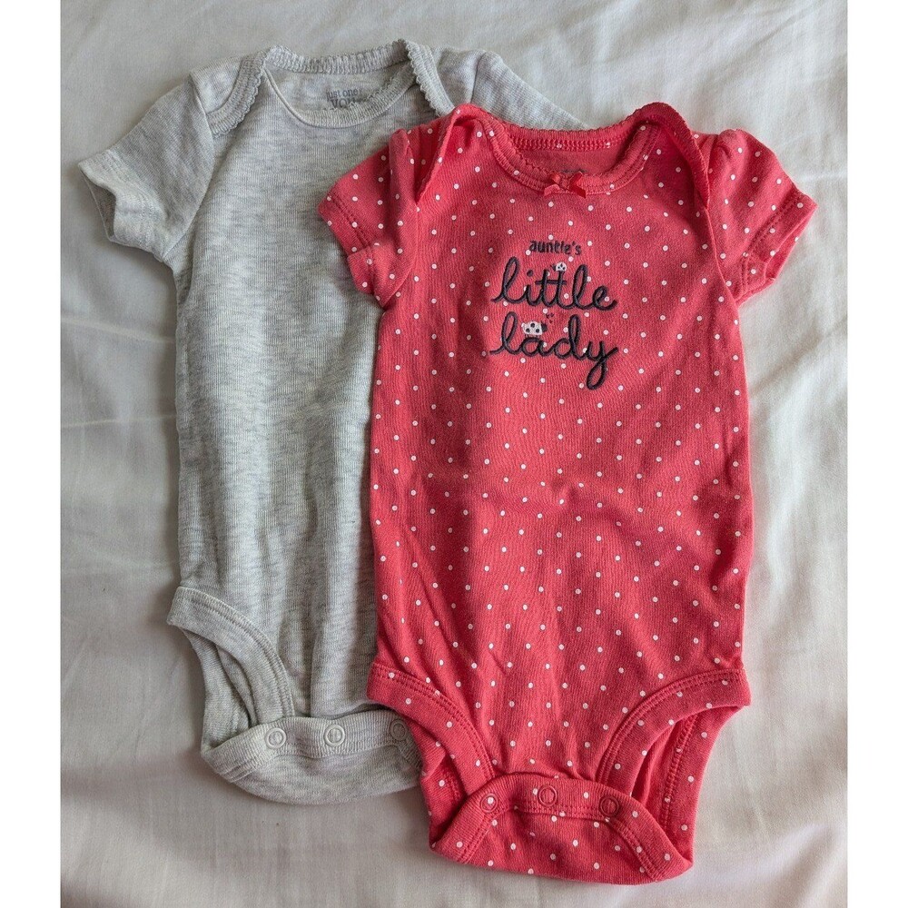 Carter's Short Sleeve Bodysuits, 3M